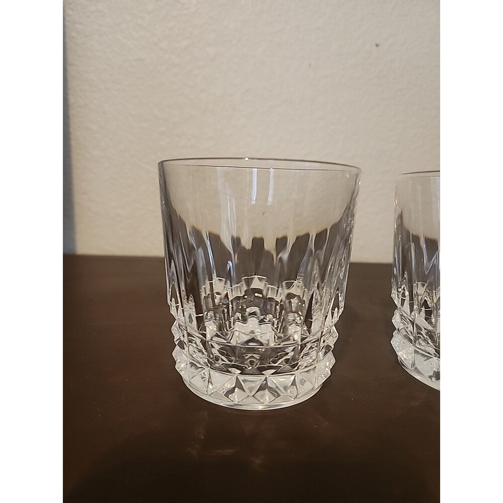 Set Of 5 Cristal D'Arques Tuilleries Villandry Old Fashioned Whiskey Glasses - Picture 3 of 6